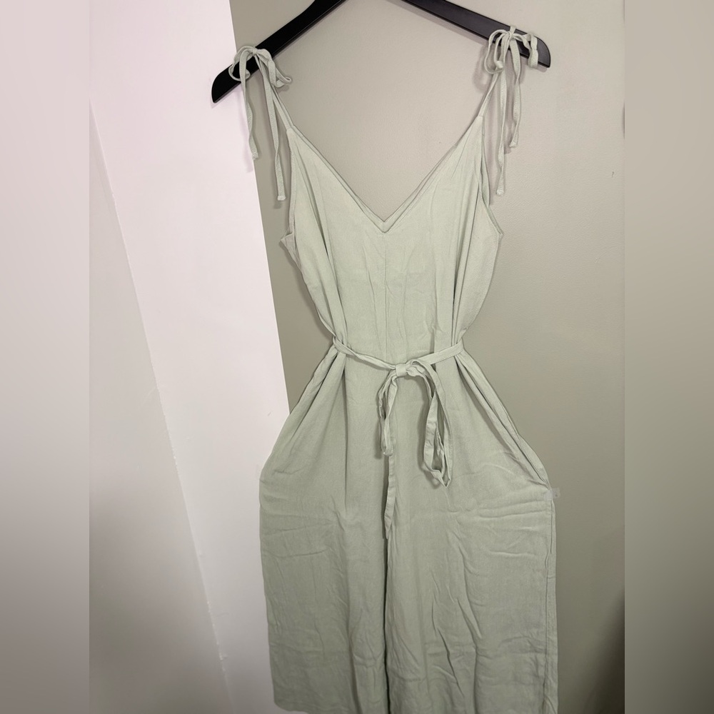 H&M Mint Green Flowy Pantsuit